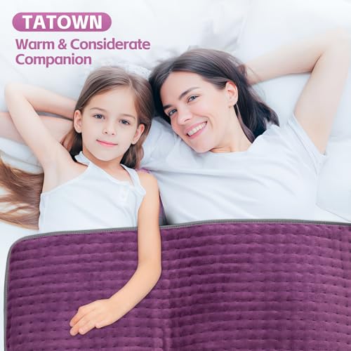 Extra Large Heating Pad for Pain Relief, Gifts for Him and Her, 6 Heat Settings, Auto-Off, Moist/Dry Heat
