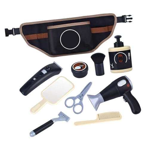 KAHDGSS De Peluquería para Niños con Herramienta Peinado Juego Actividades Creativo Juegos rol Divertidos Niños Pequeños Accesorios Salón Belleza