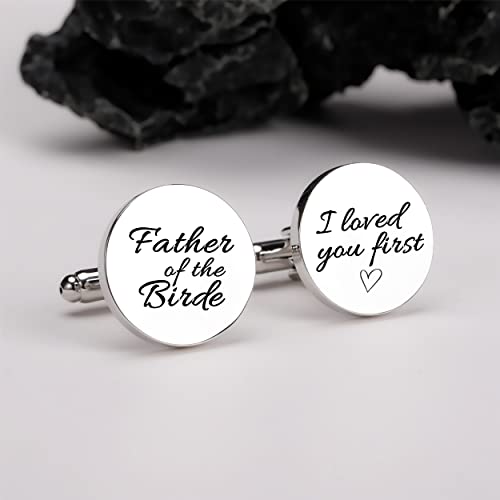 Set de Mancuernas para Padre del Novio con Pasador de Corbata miniatura 2