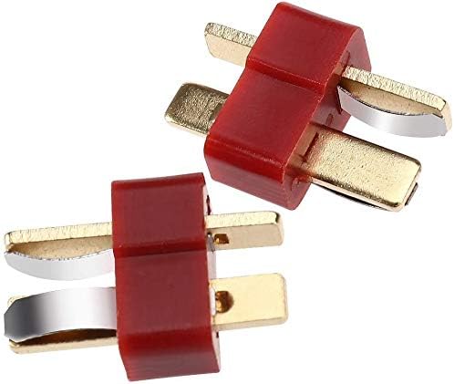 T-Plug Connectors Deans Style Male and Female with 8pcs* 10cm Shrink Tubing For RC LiPo Battery (10 works) - Image 5
