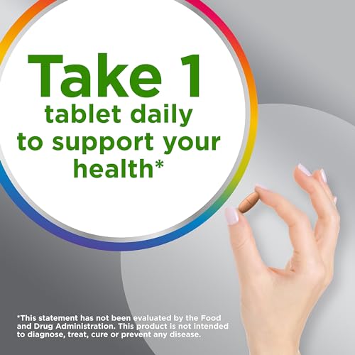 Centrum Silver Multivitamin for Adults 50 Plus, Multivitamin/Multimineral Supplement, Vitamin D3, B Vitamins, Gluten Free, Non-GMO Ingredients, Supports Memory and Cognition in Older Adults - 220 Ct - Image 6