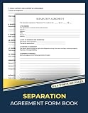 Separation Agreement Form Book: Lawyer-Style Law Firm Template | Marital Separation & Property Settlement Documents | 50 Forms