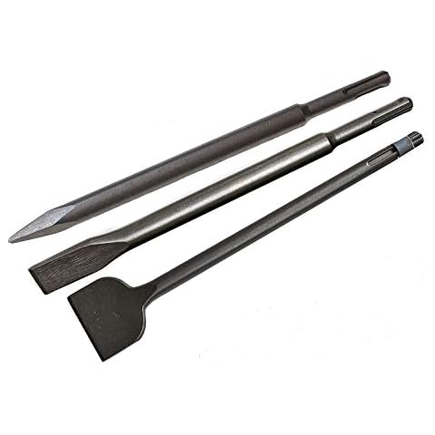 WERHE ® SDS Plus Chisel Set 400 mm 3-Piece 20, 50 mm Chisel Point Cover