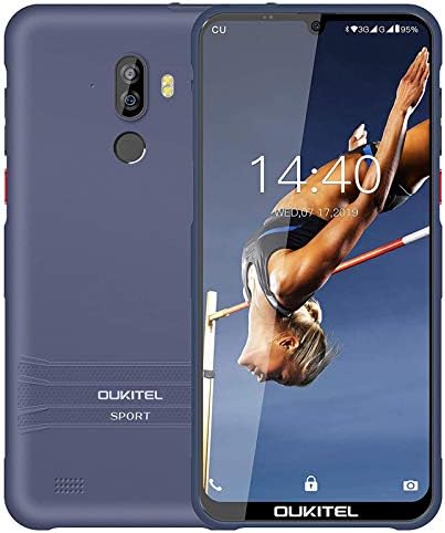 Unlocked Cell Phones, OUKITEL Y1000 Smartphone IP68 Waterproof Android 9.0 Phones with Rugged Case 6.1″ 32+2GB/128GB Expandable Face ID&Fingerprint Unlock Dual Sim Phone 3600mAh Battery(Puce)