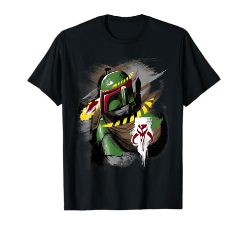 T-shirt Star Wars Boba Fett peinture : le cadeau idéal pour fan de science-fiction