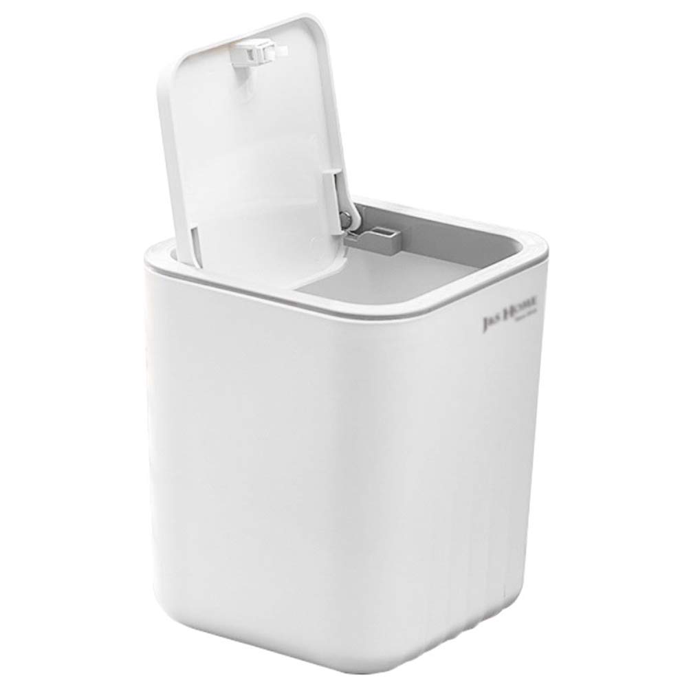 Mini Cubo de Basura con Tapa Patrón de Ondas para Baño Cocina Oficina