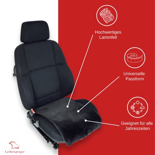 Coprisedile in pelliccia di agnello, larghezza 36