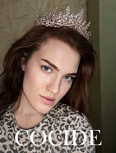 Cocide Rose Gold Tiara And Crown For Women Crystal Queen Crowns Rhinestone Princess Tiaras For Girl Bride Wedding Hair Accessories For Bridal Birthday Party Prom Halloween Cos-Play Costume Christmas #TOP1