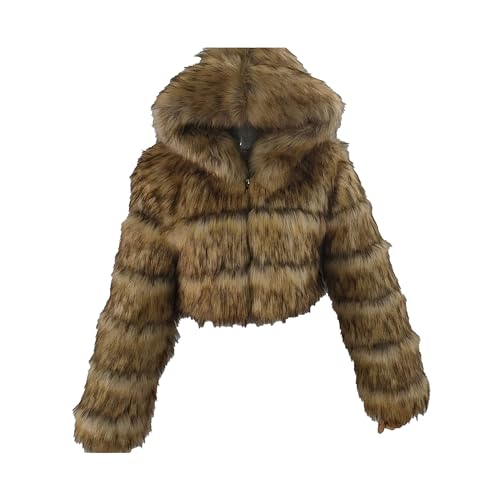 Manteaux courts à capuche pour femme contre le froid pull ouvert douillet