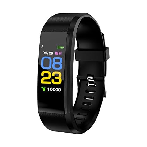 CAIFU Fitness Trackers - Smart Activity Trackers with Heart Rate, Sleep Monitor, Blood Oxygen, Step Counter& SMS Call Notification Health Exercise Watch for Men, Women and Kids Cover