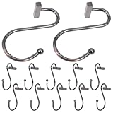 Crochets de rideau de robustes – ces anneaux de suspension sont compatibles avec la plupart des rideaux de et vous offrent plus de praticité