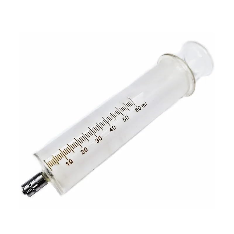Labor Ruhr - Siringa in vetro con testa di rame, 50 ml/60 ml (50 ml)
