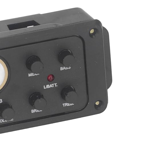 Guitare Acoustique 4 Bandes EQ ÉGALISEUR PRÉAMPLIFICATEUR Pickup Tuner PIEZO avec ÉCRAN D'AFFICHAGE LCD pour Un CONTRÔLE DE TONALITÉ AMÉLIORÉ