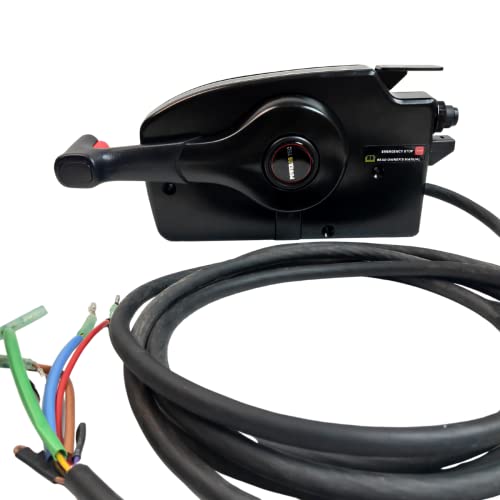 POWEROB TEC Boat Control 881170A9 Boat Throttle Dual Lever Marine Control Box fit for Mercury Boat Eng