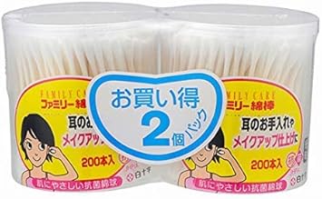 安心の関税送料込み 白十字 FC(ファミリーケア) ファミリー綿棒 400本
