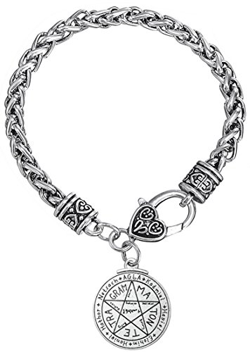 Lemegeton Talisman for Love Tetragrammaton Seal of Solomon Wicca Pentacle Pendant Wiccan Bracelets - Main Image
