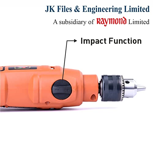 Image of JK Super Drive Professional Tool Kit with 13mm (550Watt) E.Co Heavy duty Impact Drill Machine (98 pcs set)