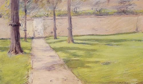 Cuadro il Giardino de William Merritt para crear un salón elegante y relajante