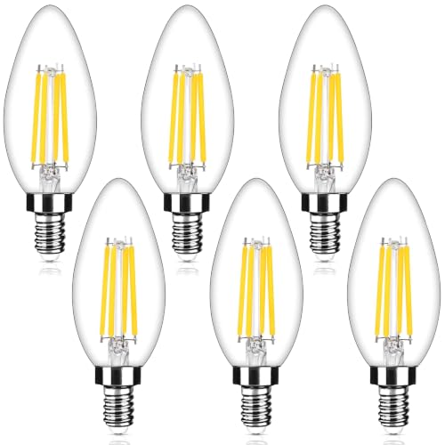 Image of Yochoice E12 LED Candelabra Bulbs, 4W Dimmable B11 Chandelier Light Bulbs