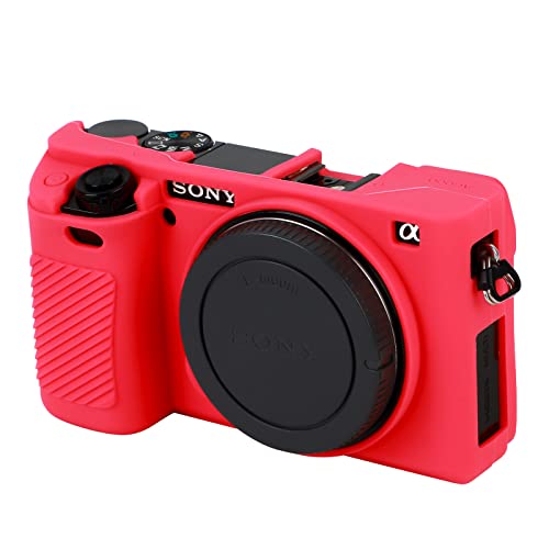 Funda de silicona suave para Sony Alpha A6000 en color rosa miniatura 1