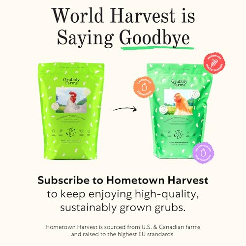 Image of Grubblies - Switch from World Harvest to Hometown Harvest for Premium Chicken Nutrition - Grubblies World Harvest 5LB