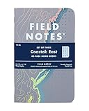 Field Notes Coastal: East Special Edition Recital Grid Memo Books, 3-Pack (3.5x5.5-Inch) Spring 2018