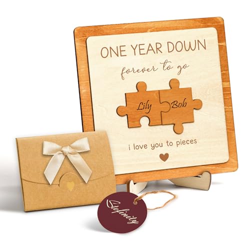 Cherished Wooden First Anniversary Keepsake