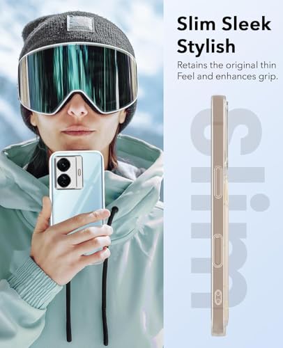Image of Jkobi Lifetime Anti-Yellow Clear Back Cover Case for Vivo iQOO Z6 Pro (Sleek Hard Crystal | Shockproof and Camera Protection)