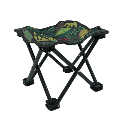 Tabouret de camping pliant avec sac de transport compact et structure allégée