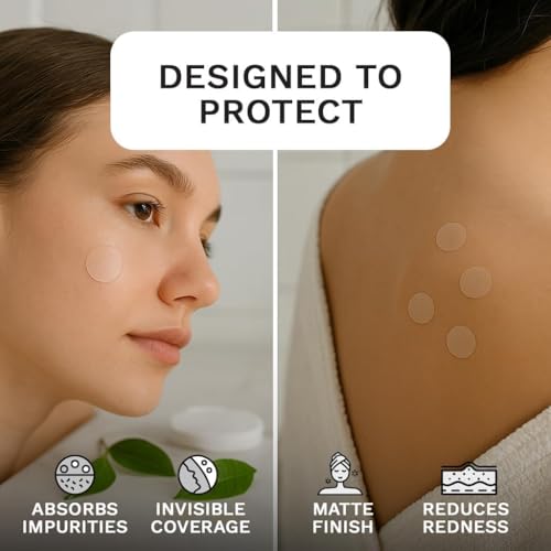 LE GUSHE Korean Pimple Patches for Face (132 Dots) - Hydrocolloid Acne Patches with Tea Tree Oil - Invisible Zit Stickers - Dermatologist Tested - Korean Skin Care - Image 3