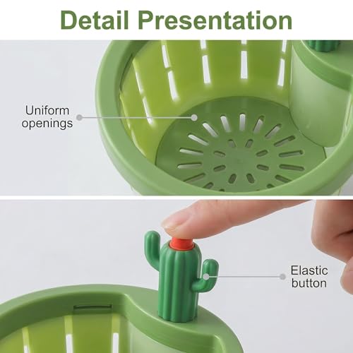 Colador para fregadero con diseño cactus, malla fina miniatura 5