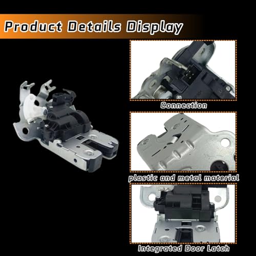 Image of Trunk Boot Lid Door Latch Liftgate Lock Latch Fit for Q7 TT RS7 RS6 Fabia Octavia Combi Rapid Toledo Jetta MK6 Jetta MK7 8R0827505 8R0827505A 5C6827505A