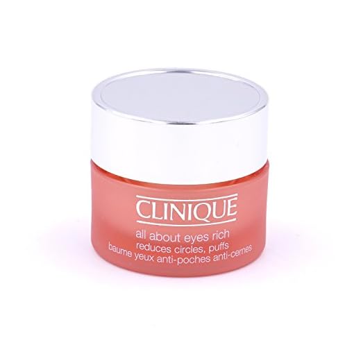 Clinique All About Eyes Rich femme/woman, Reduces Circles, Puffs, 1-pack (1 x 15 ml)