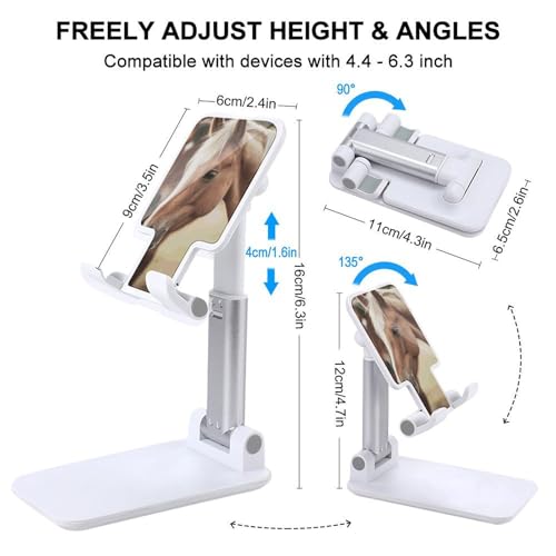 Support téléphone pliable de bureau cheval réglable pour smartphone Android iPhone
