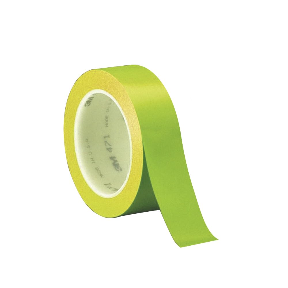 DETAILMAX Color Masking Tape 24mm x 50m, Pack of 4 | Easy Tear Painter's Tape for Car Detailing, Painting, Labelling & Woodworking | Clean Removal, No Residue (Green, 50 M, 50, metre, 1) 4