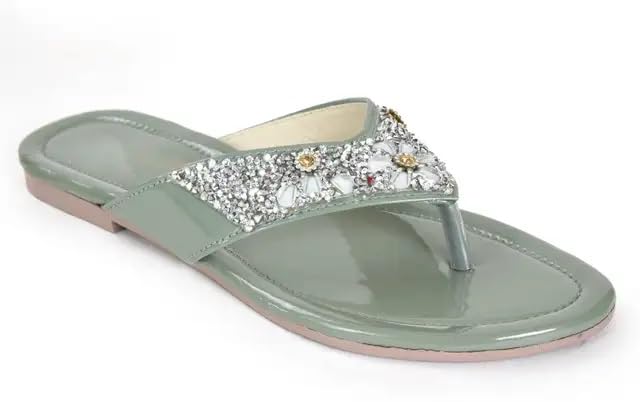 Image of Rehan Traders Stylish Women's Multicolor Flats Snadal| Comfortable, Lightweight, Anti Slip|SL 141