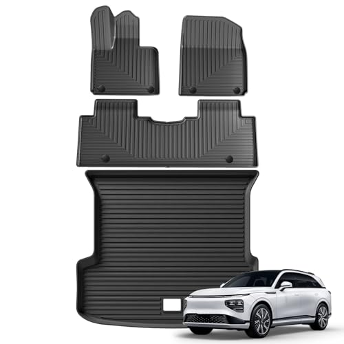 Tapis de coffre imperméable Xpeng G9 doublure 3D inodore noire - 2