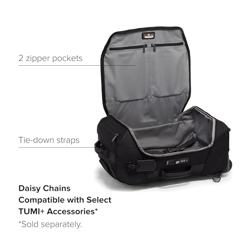 TUMI - Alpha Bravo International 2 Wheeled Duffel Backpack Carry-On - Adjustable Compact Travel Bag - 21.8" X 14.0" X 9.0" - Black3