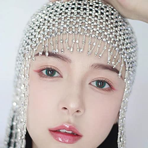 Coiffe perles exotiques Cléopâtres pour accessoire cheveux stable