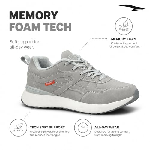 Image of ASIAN Toronto-03 Sneakers for Men with Premium Suede Upper, Soft Cushioned Midsole, Stylish Everyday Design, Durable Outsole, Ideal, Travel & Casual Outings