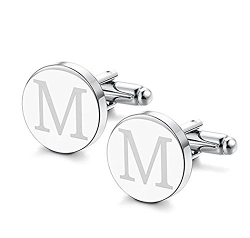 Mancuernillas personalizadas para hombre en plata 925 miniatura 1