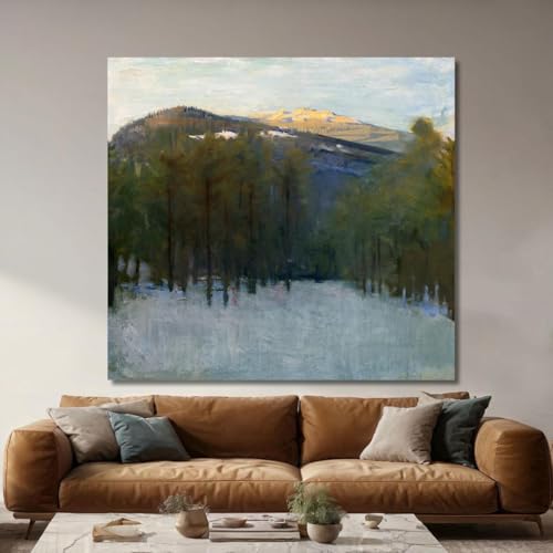 Tableau Fine Art Monte Monadnock Thayer encadré et assemblé à la main