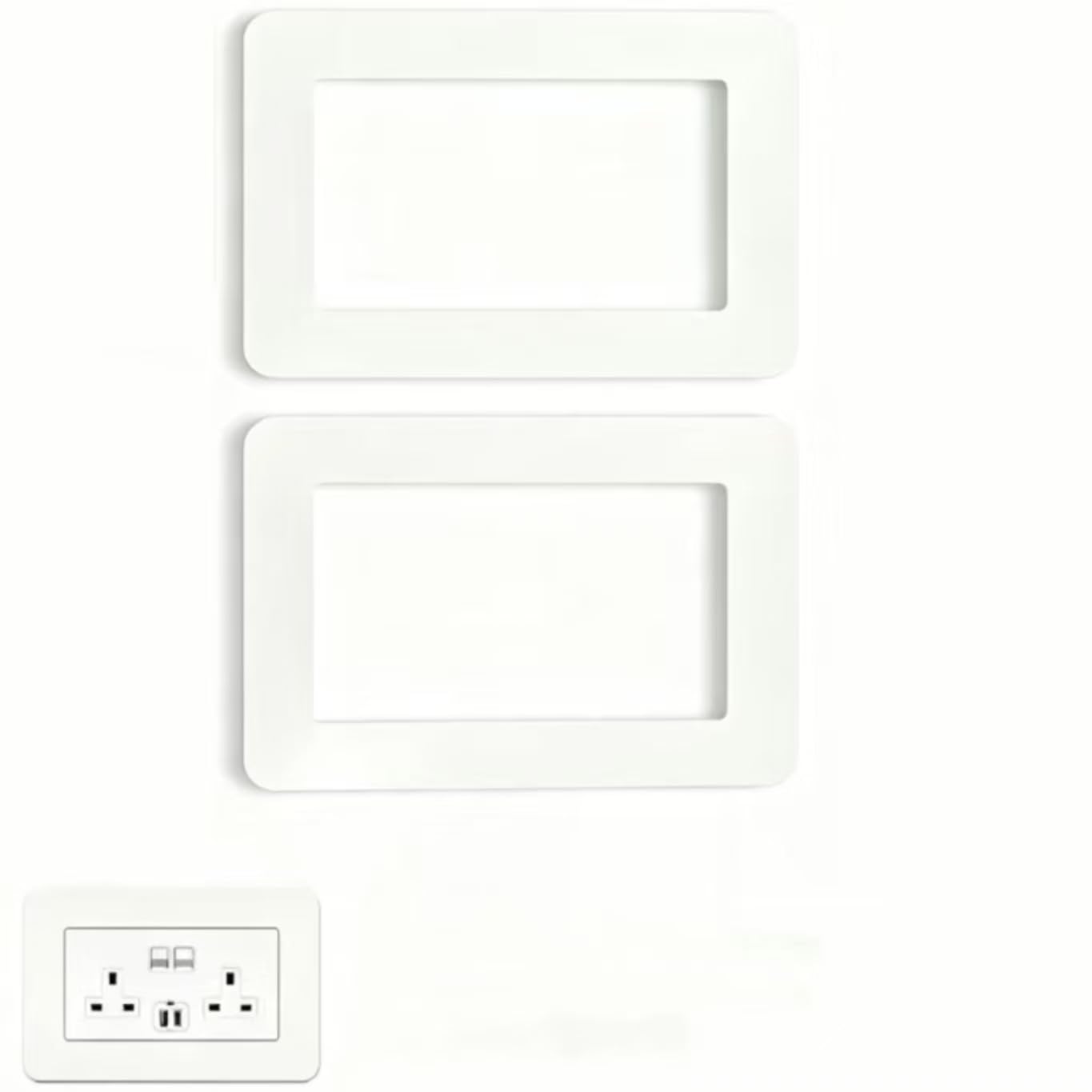 2-Piece Light Switch Surround and Double Socket Surround