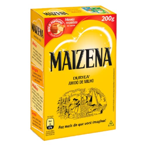 Fécule de maïs du Brésil, pack 200g - Amido de Milho MAIZENA 200g