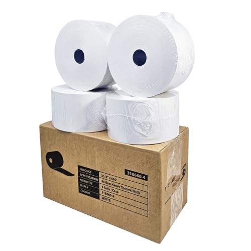 (4 Rolls - 1 Case) 3 1/8