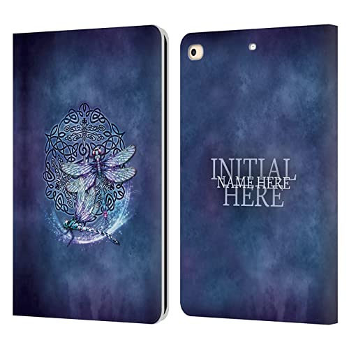 Étui portefeuille cuir iPad 9.7 housse personnalisable libellule Brigid Ashwood