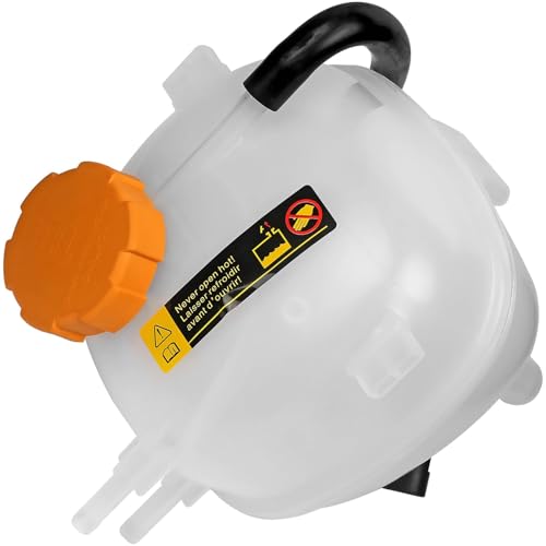Coolant Reservoir Tank With Cap Fit for Saab 2003-2011 9-3 2.0L | 2010-2011 9-3X 2.0L | Fit for 2003-2005 Chevrolet Vectra V6 3.2L, OE# 11846007803, 1304237, 9202200, 9202799, 603-372