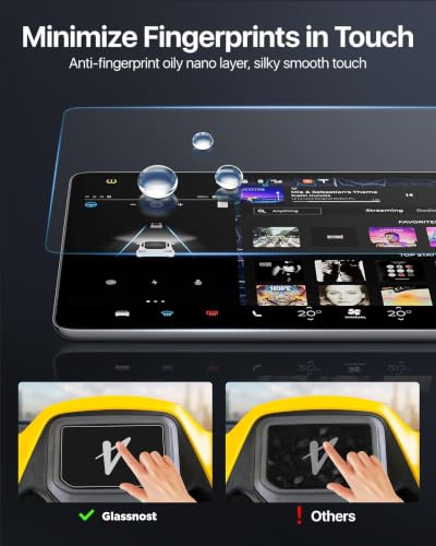 Image of [2 PACK] TEMPERED GLASS For Hero Vida VX2 Plus Top Model || 4.3-inch Color TFT Display Protector || Anti Scratch | Smudge & Water Resistant | 9H Hardness | Bubble Free Installation || VX 2 Digital Instrument Console Full Screen Guard Protective Accessory [REAL GLASS. NOT PLASTIC]