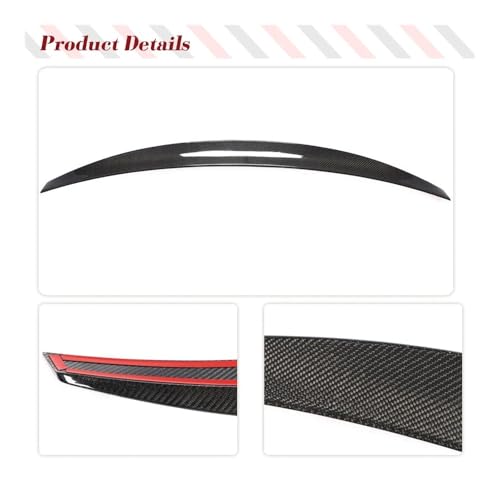 Aileron en carbone véritable pour Audi S4 B8.5 : l'excellence du style course
