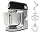 Kenwood kMix KMX750BK Küchenmaschine, 5 L Edelstahlschüssel, Sicherheitssystem, Metallgehäuse, 3-teiliges Backzubehör und Spritzschutz Inklusive, 1000W, Schwarz